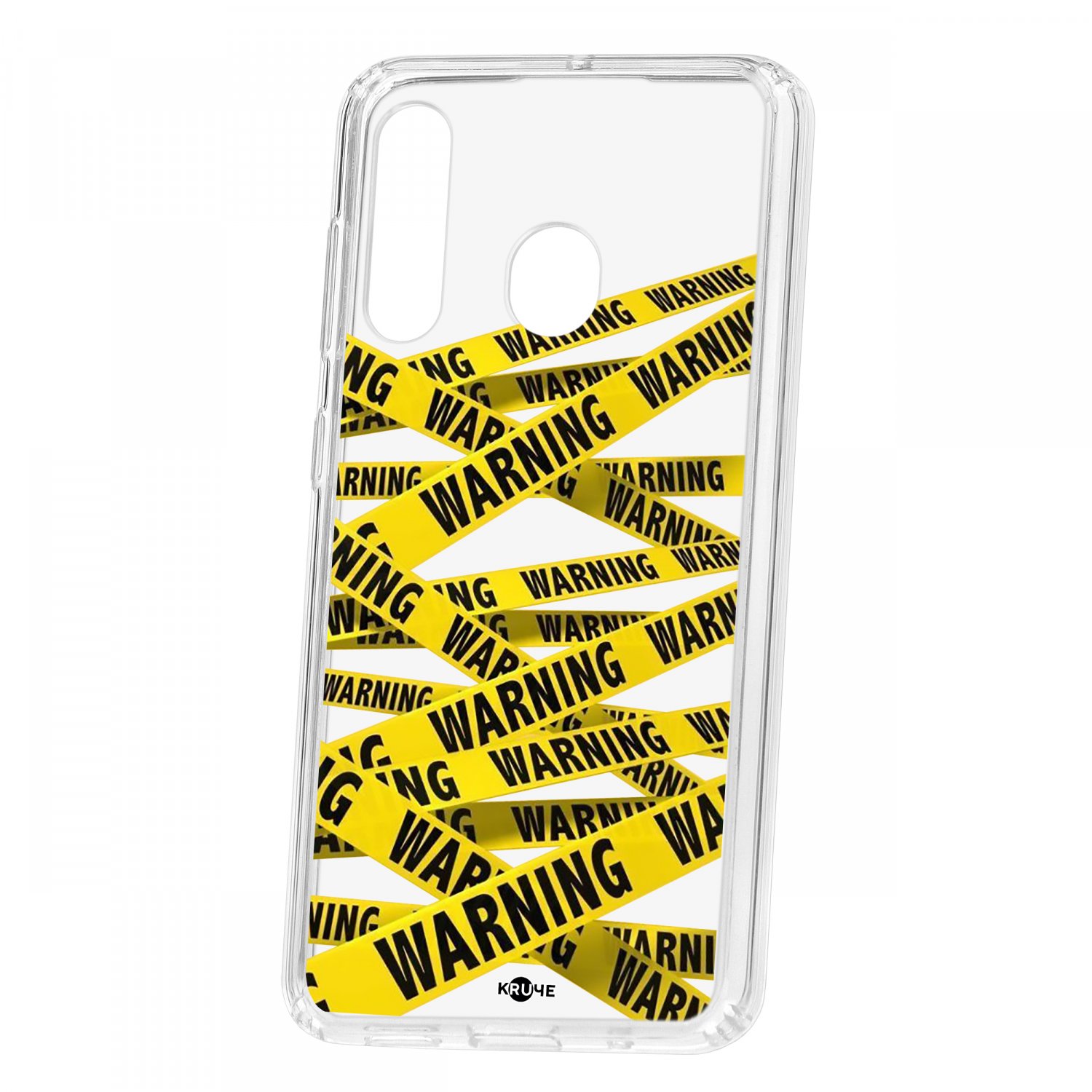 фото Чехол-накладка samsung galaxy a60 2019 kruche print warning кruче