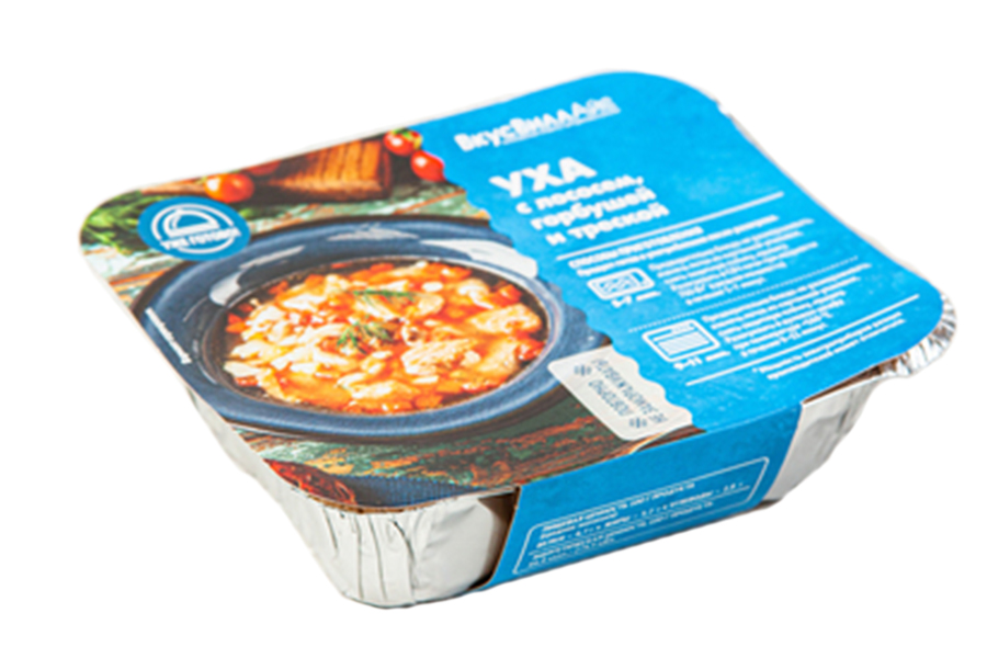 

Уха ВкусВиллАйс лосось-горбуша-треска замороженная 250 г