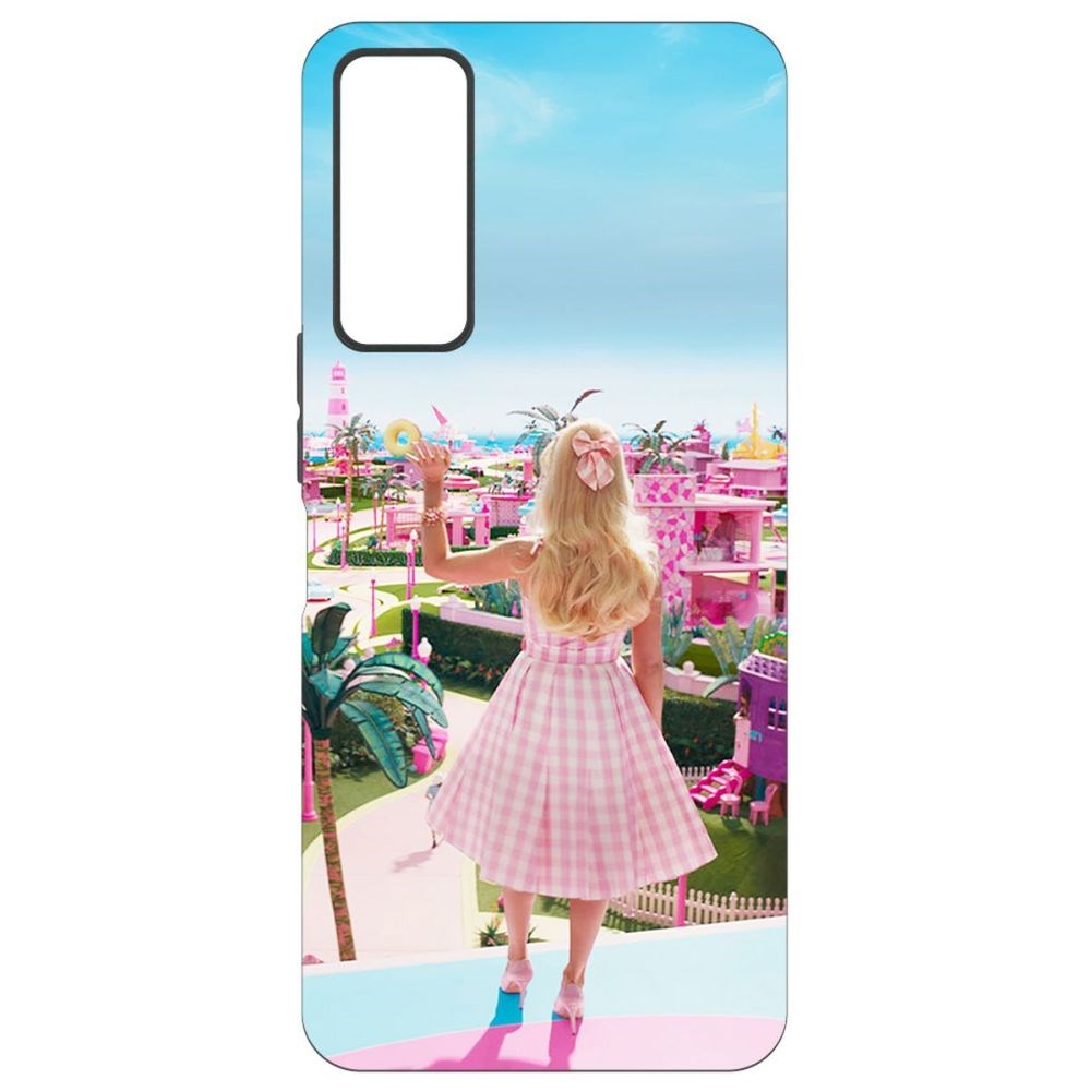 

Чехол-накладка Krutoff Soft Case Барбиленд для TCL 30+ черный