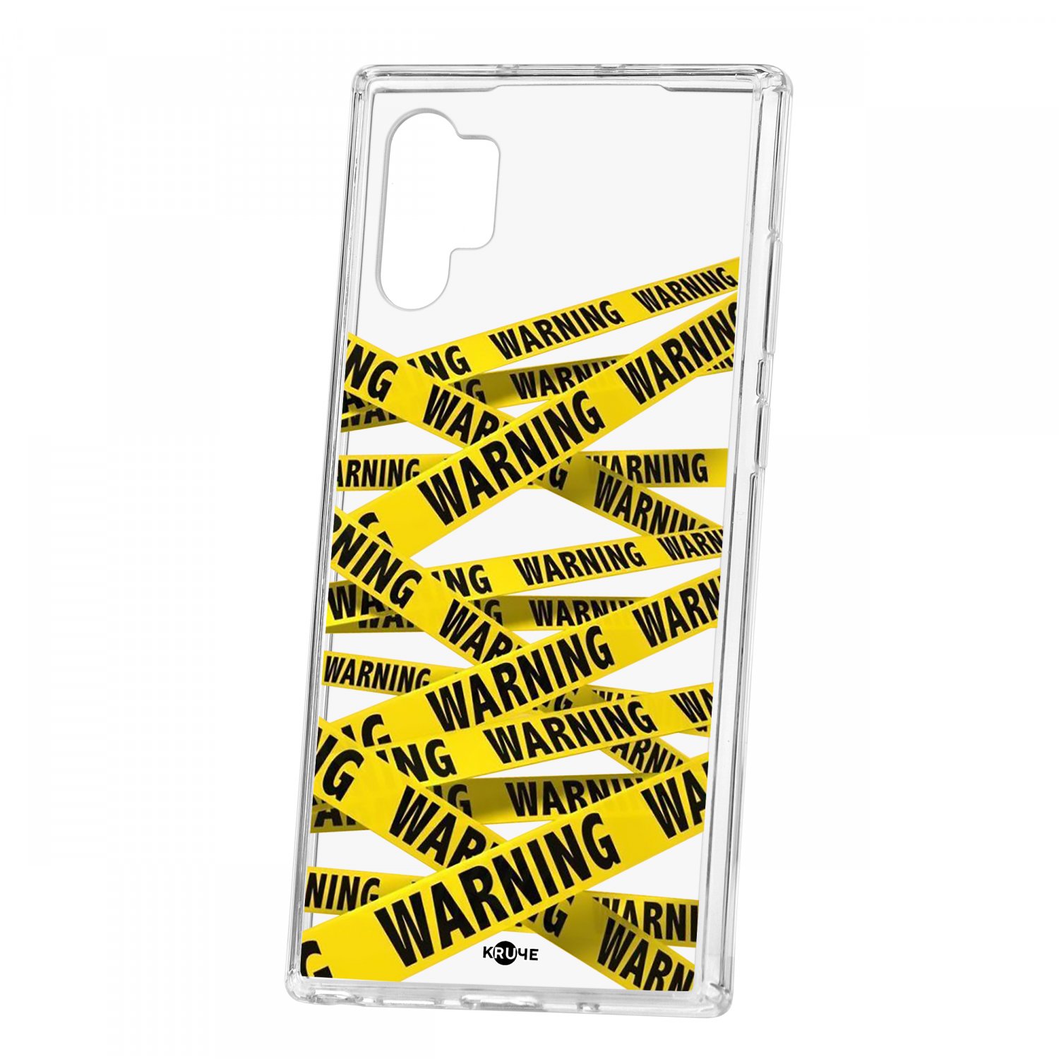 фото Чехол-накладка samsung galaxy note 10+ kruche print warning кruче