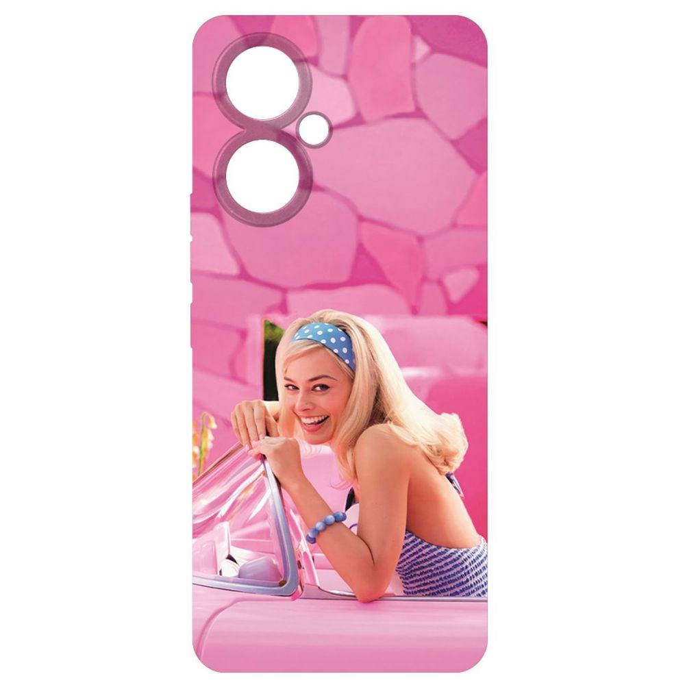 

Чехол-накладка Krutoff Soft Case Барби в розовом для Tecno Camon 19 черный