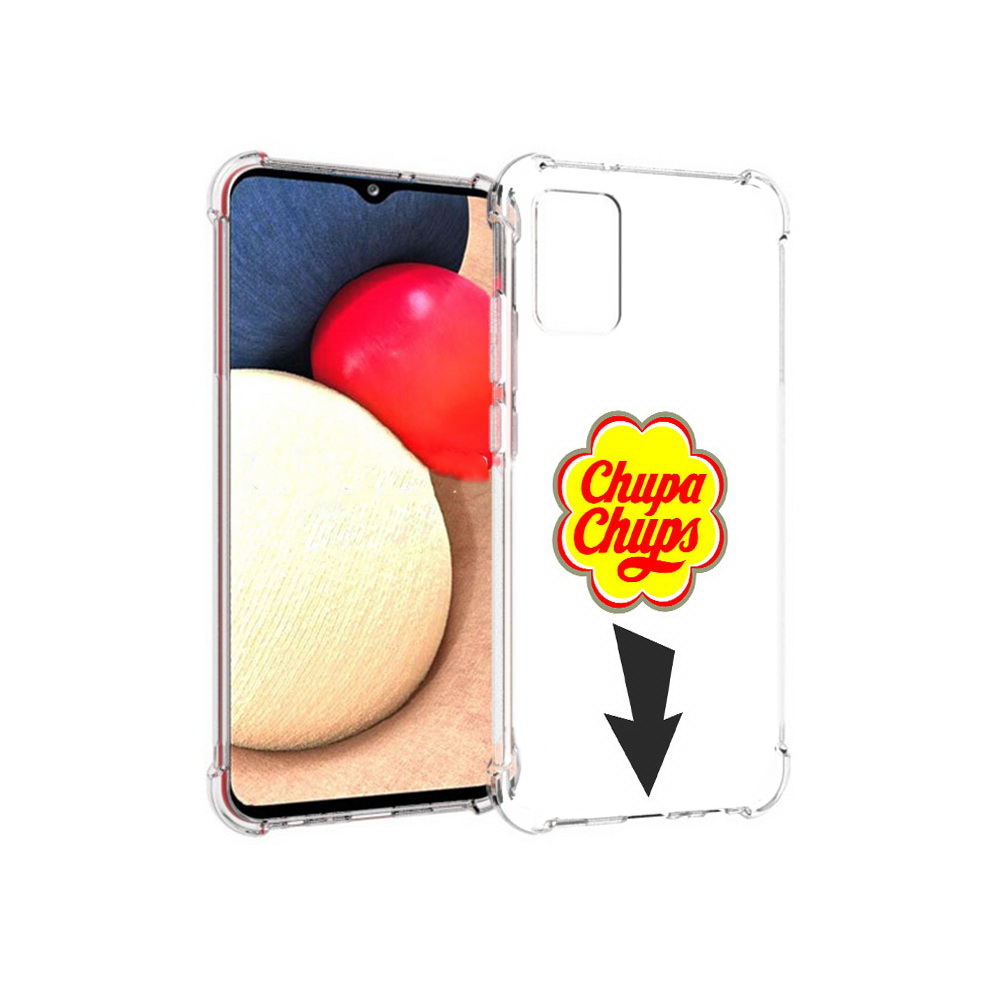 

Чехол MyPads Tocco для Samsung Galaxy A02s чупа чупс (PT156738.479.694), Прозрачный, Tocco