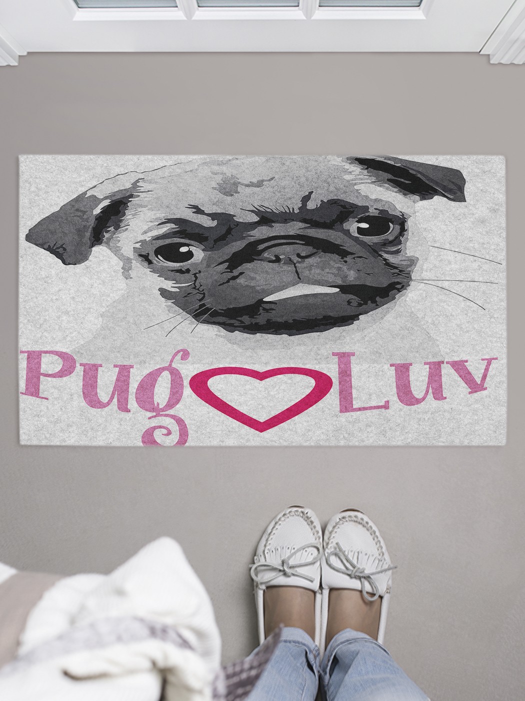 

Придверный коврик в прихожую для обуви, на резиновой основе, 75x45 см door_41893 JoyArty