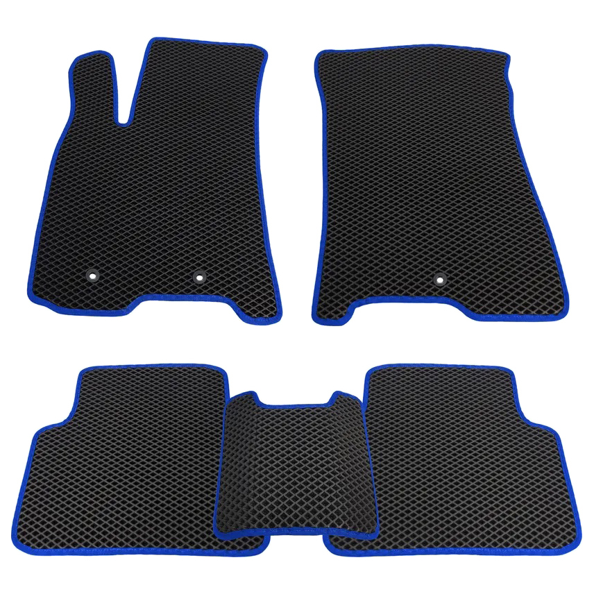 

Автомобильные Коврики Салона Eva Черный Ромб С Синим Кантом Для Peugeot 408 2012-Н.В. 1Шт