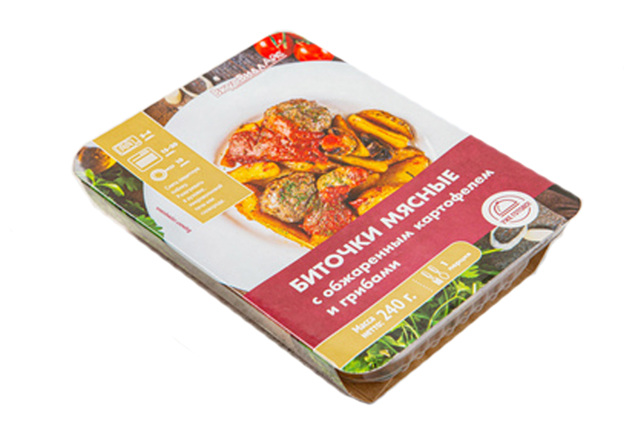 

Биточки ВкусВилл с картофелем и грибами 240 г