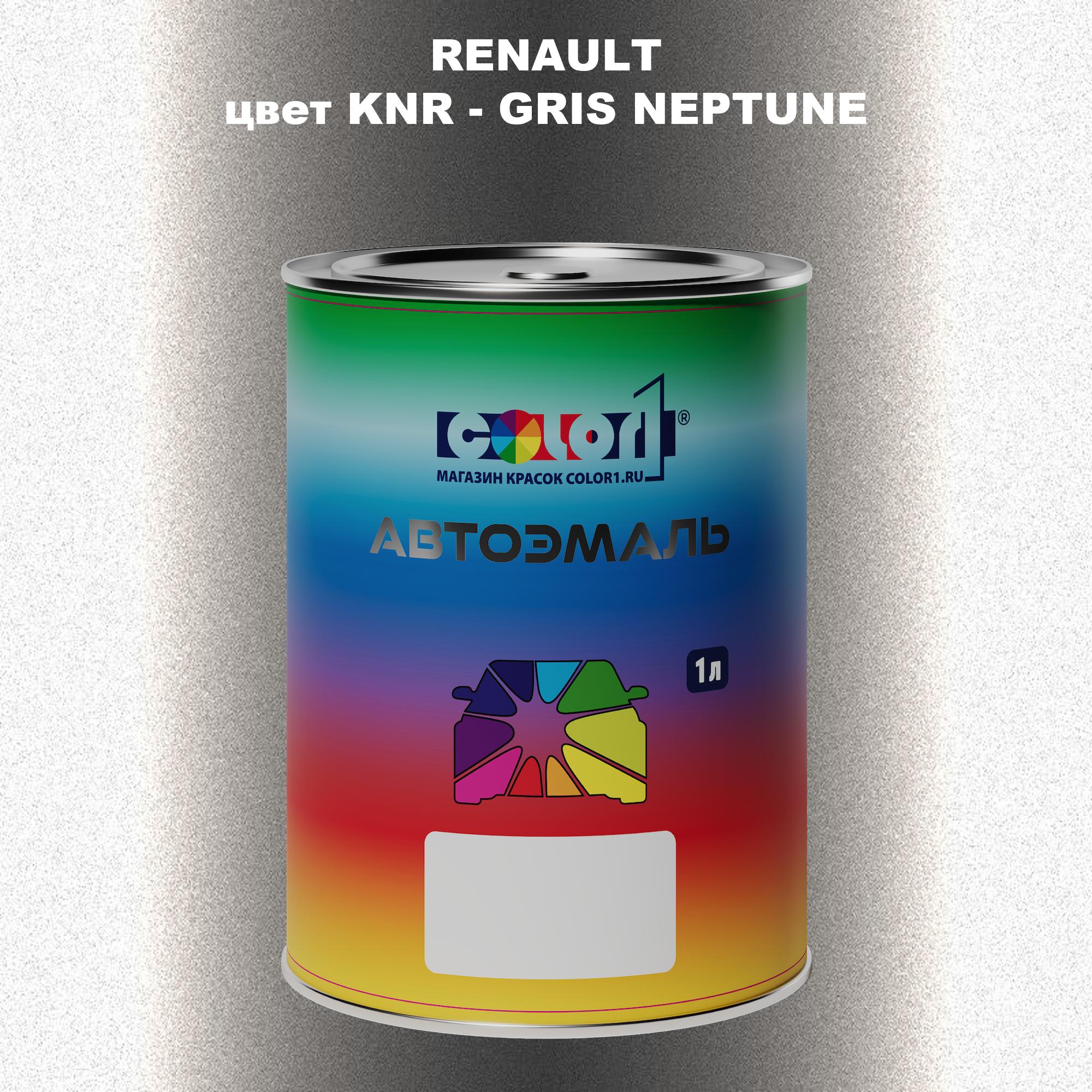 

Автомобильная краска COLOR1 для RENAULT, цвет KNR - GRIS NEPTUNE, Прозрачный