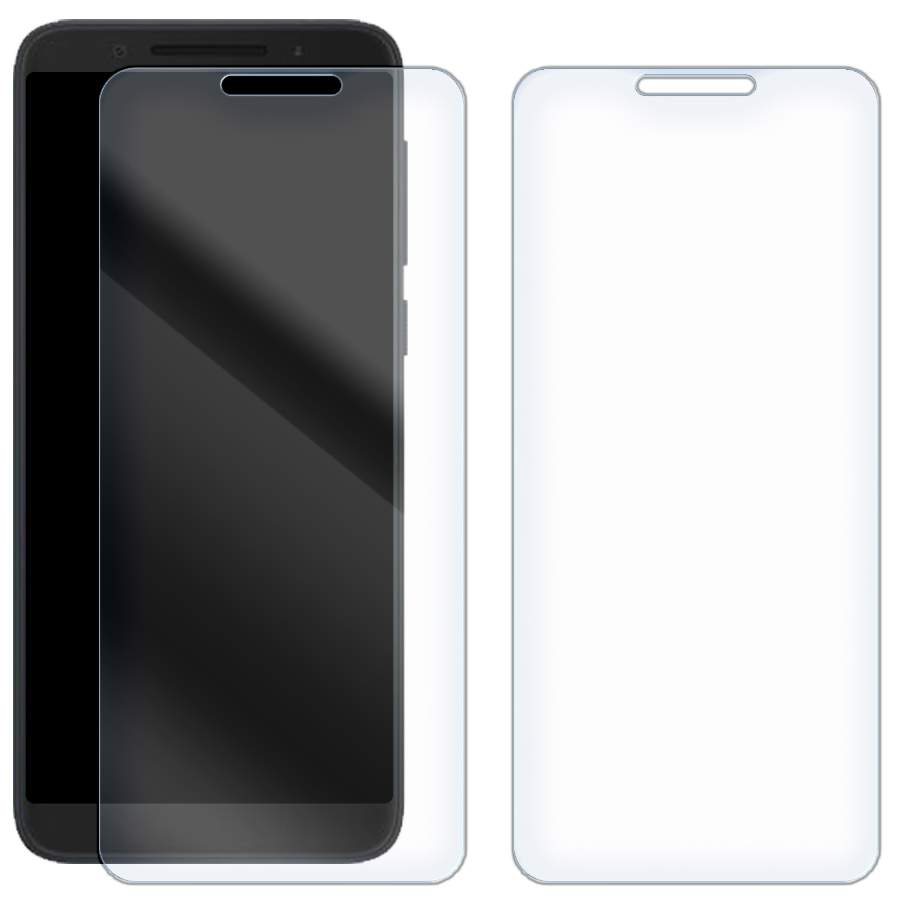 

Комплект из 2-x защитных гибридных стекол Krutoff для Alcatel 3 (2018) / 5052D