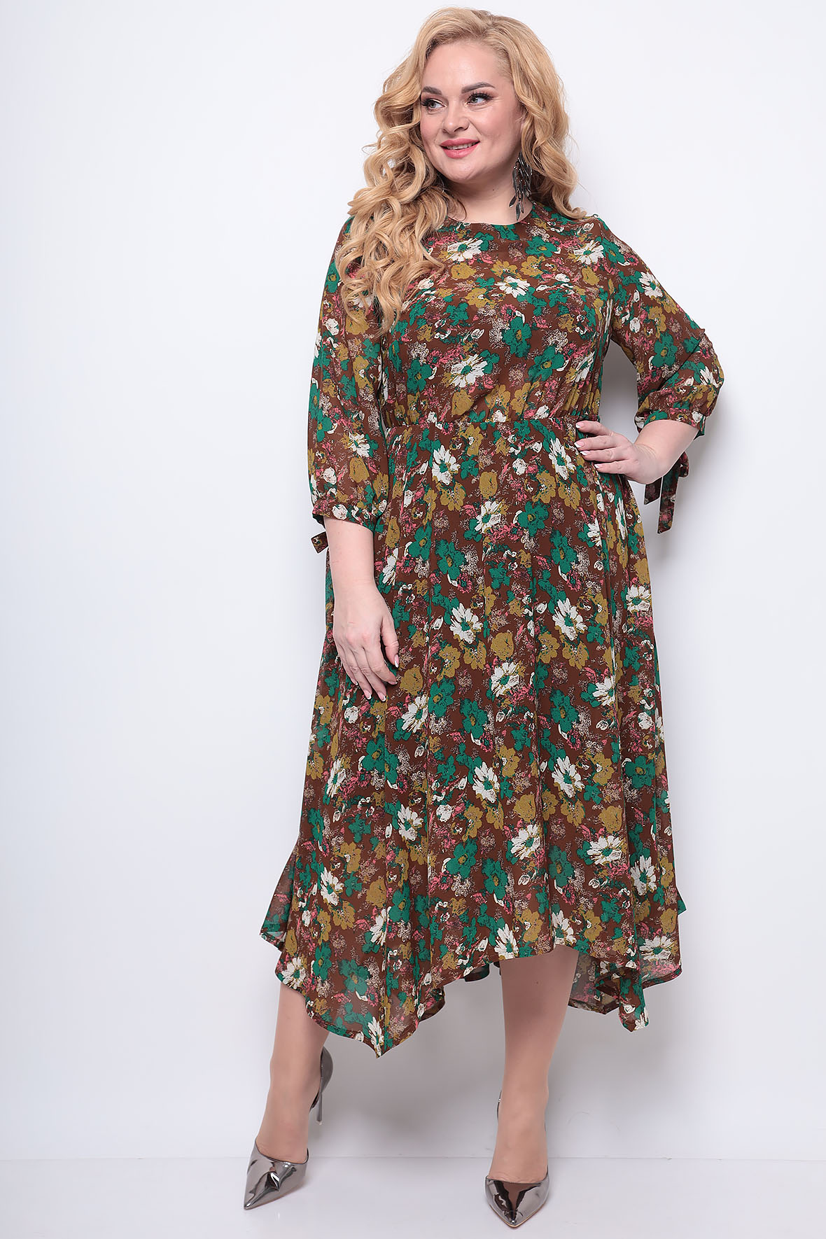 

Платье женское AlmondShop МИШЕЛЬ Шик 972.С4 коричневое 60 RU, МИШЕЛЬ Шик 972.С4