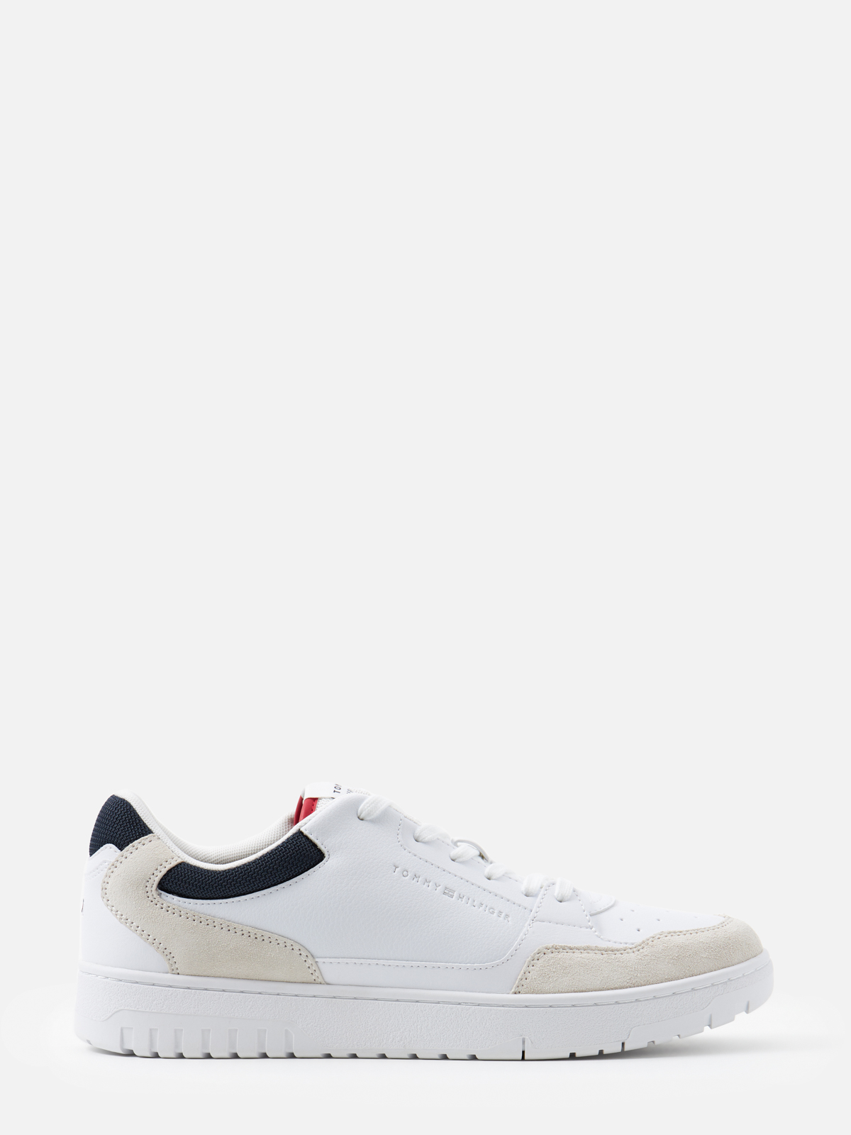 

Кеды мужские Tommy Hilfiger FM0FM04730 белые 44 EU, Белый, FM0FM04730