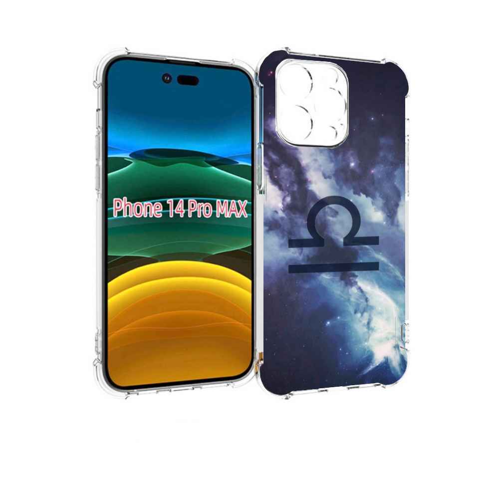 

Чехол MyPads знак зодиака весы 5 для iPhone 14 Pro Max, Прозрачный, Tocco