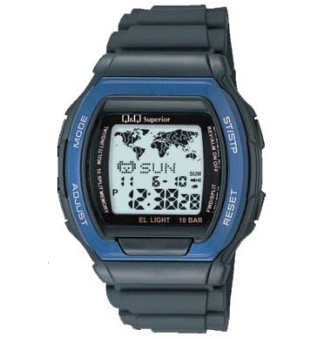 

Наручные часы мужские Q&Q MMW3P104 черные, MMW3P104