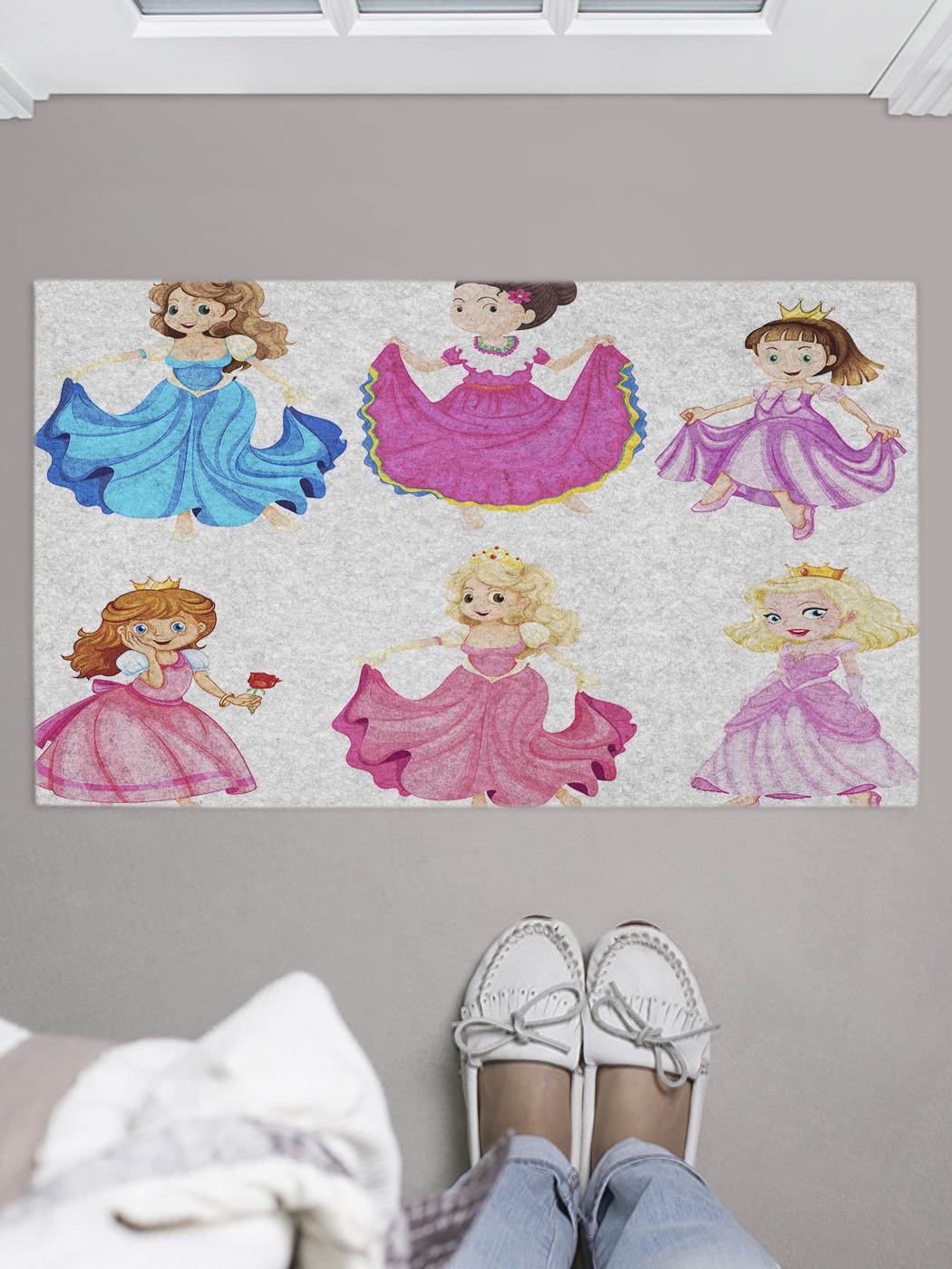 

Придверный коврик в прихожую для обуви, на резиновой основе, 75x45 см door_41981 JoyArty