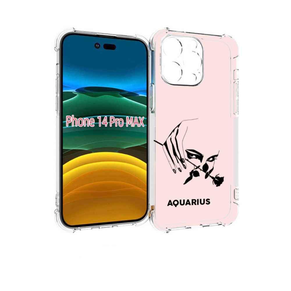 

Чехол MyPads знак зодиака водолеи 3 для iPhone 14 Pro Max, Прозрачный, Tocco