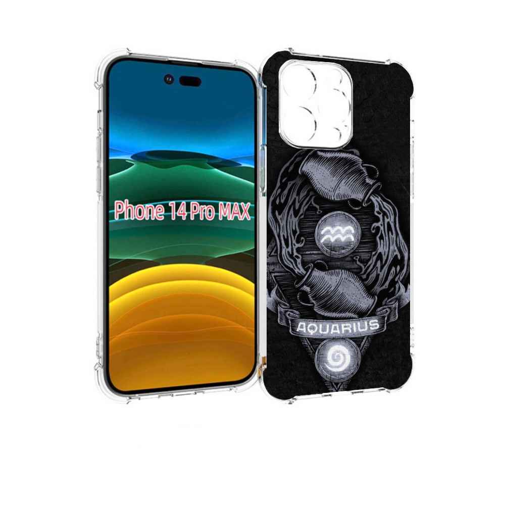 

Чехол MyPads знак зодиака водолеи 6 для iPhone 14 Pro Max, Прозрачный, Tocco