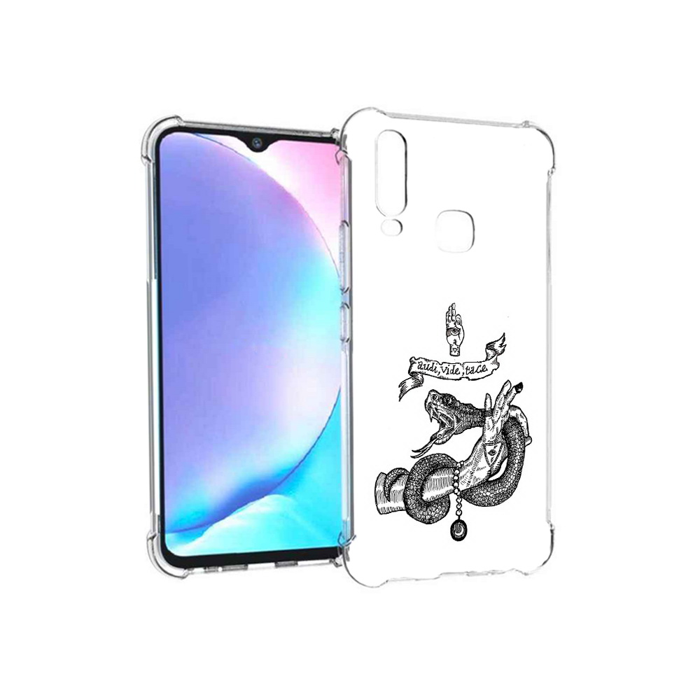 

Чехол MyPads Tocco для Vivo Y17 змея на руке рисунок (PT136369.382.366), Tocco