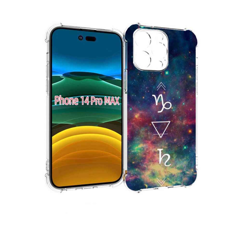 

Чехол MyPads знак зодиака козерог 5 для iPhone 14 Pro Max, Прозрачный, Tocco