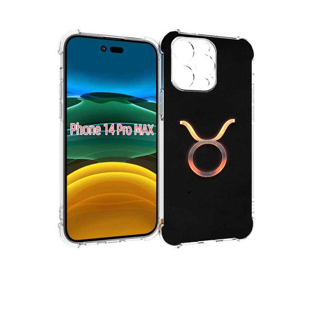 

Чехол MyPads знак зодиака телец 5 для iPhone 14 Pro Max, Прозрачный, Tocco