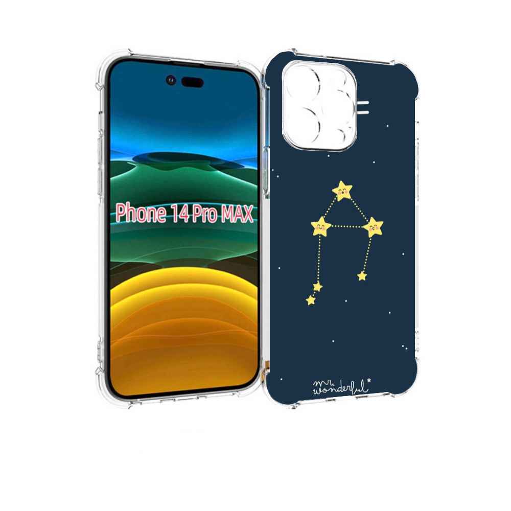 

Чехол MyPads знак-зодиака-весы-1 для iPhone 14 Pro Max, Прозрачный, Tocco