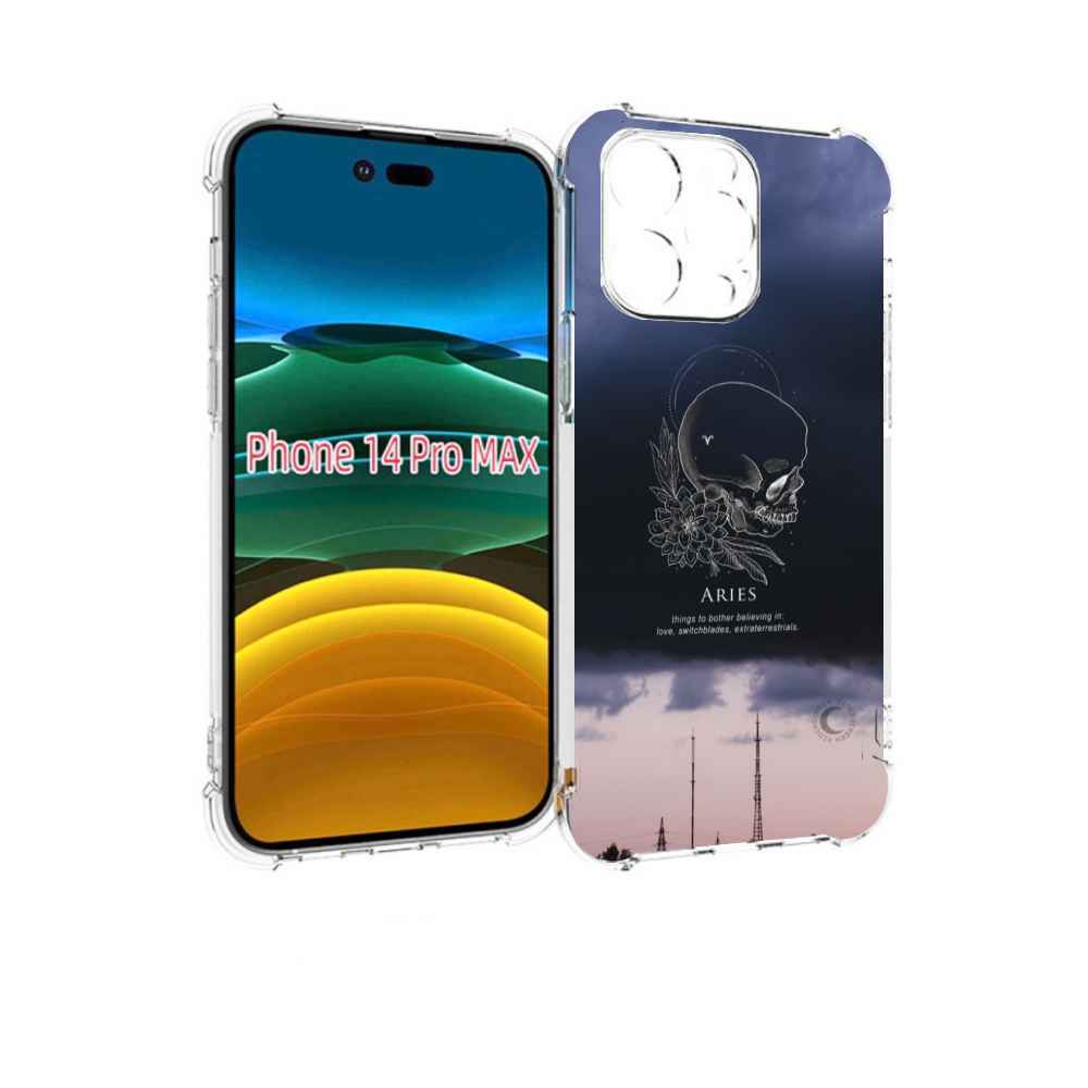 

Чехол MyPads знак-зодиака-овен-4 для iPhone 14 Pro Max, Прозрачный, Tocco