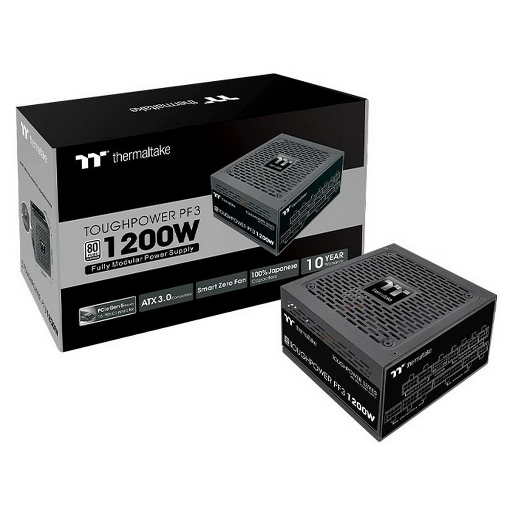 

Блок питания Thermaltake PS-TPD-1200FNFAPE-3 1200W, Серебристый, PS-TPD-1200FNFAPE-3