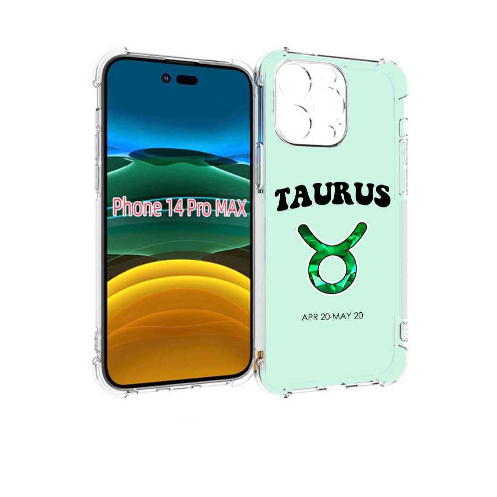 

Чехол MyPads знак-зодиака-телец-1 для iPhone 14 Pro Max, Прозрачный, Tocco