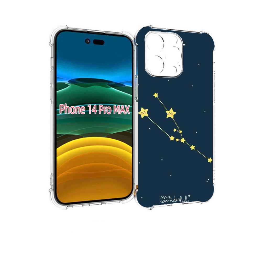 

Чехол MyPads знак-зодиака-телец-4 для iPhone 14 Pro Max, Прозрачный, Tocco