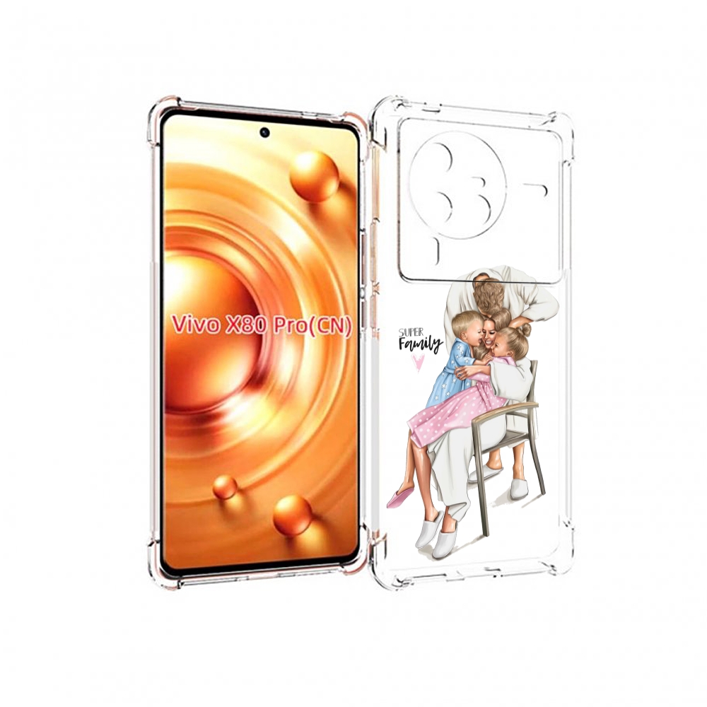 

Чехол MyPads Super-family для Vivo X80 PRO, Прозрачный, Tocco