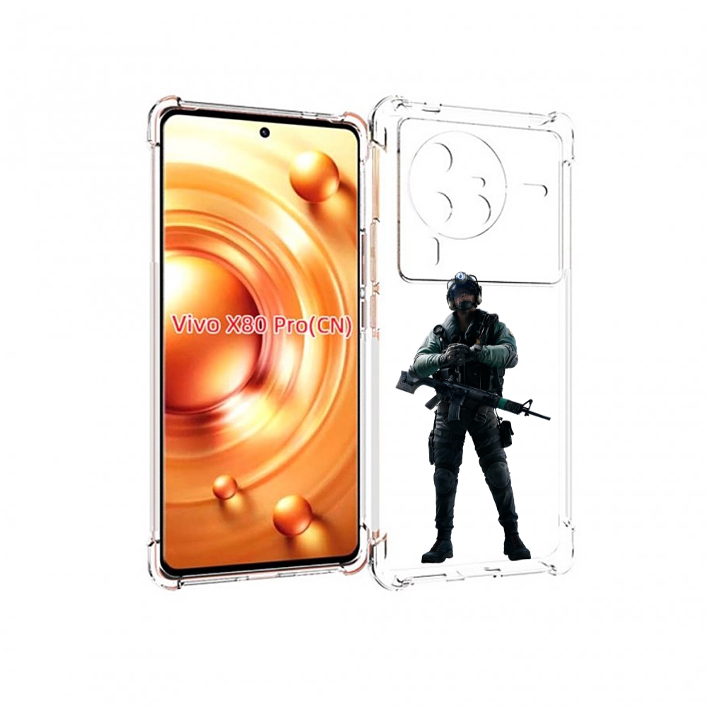 

Чехол MyPads Tom-Clancy's-Rainbow-Six-2 для Vivo X80 Pro, Прозрачный, Tocco
