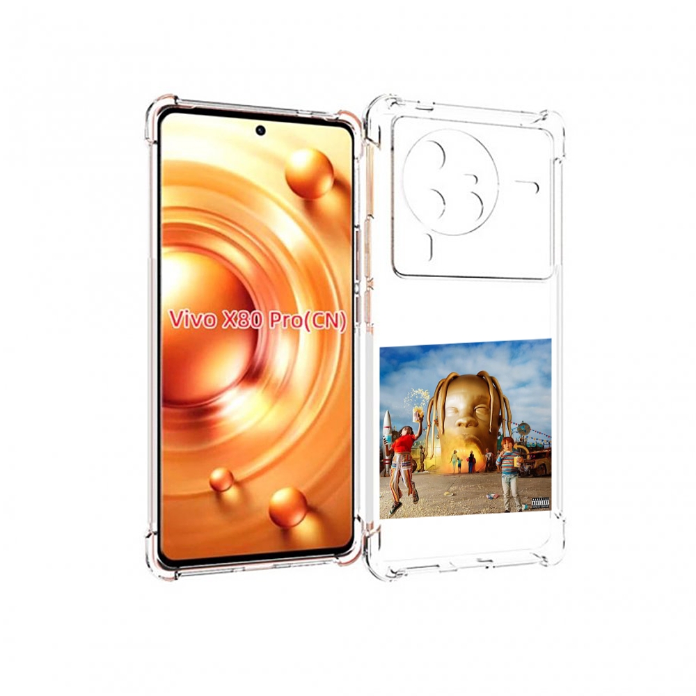 

Чехол MyPads Travis Scott - Astroworld для Vivo X80 Pro, Прозрачный, Tocco