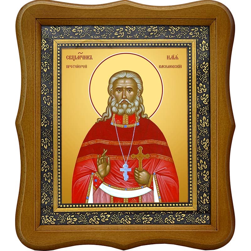 

Илия (Бажанов) Касимовский священномученик. Икона на холсте.