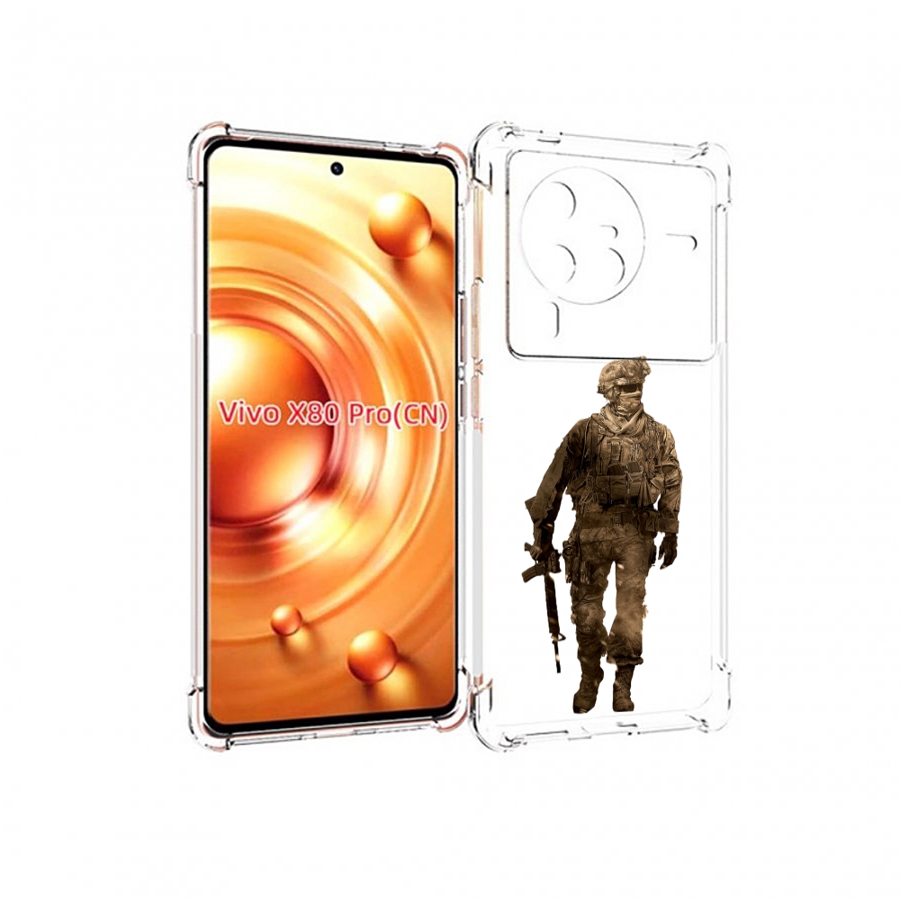 

Чехол MyPads call-of-duty мужской для Vivo X80 Pro, Прозрачный, Tocco