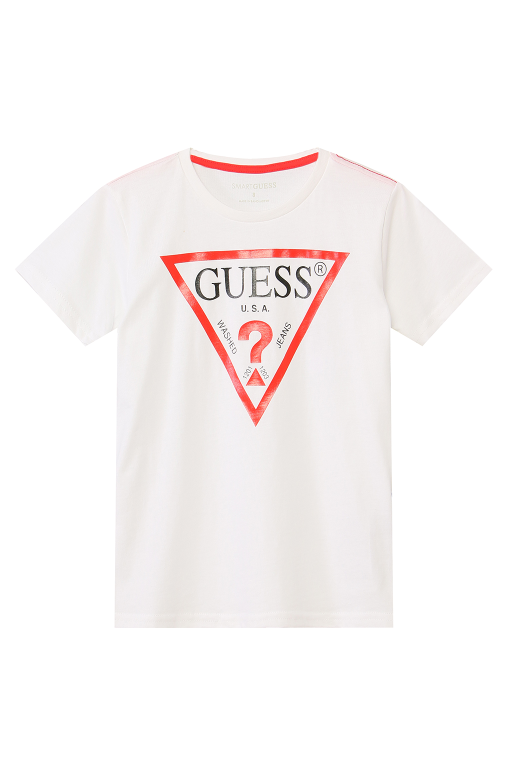 

Футболка детская Guess L73I55 K8HM0 белый, 140, L73I55 K8HM0