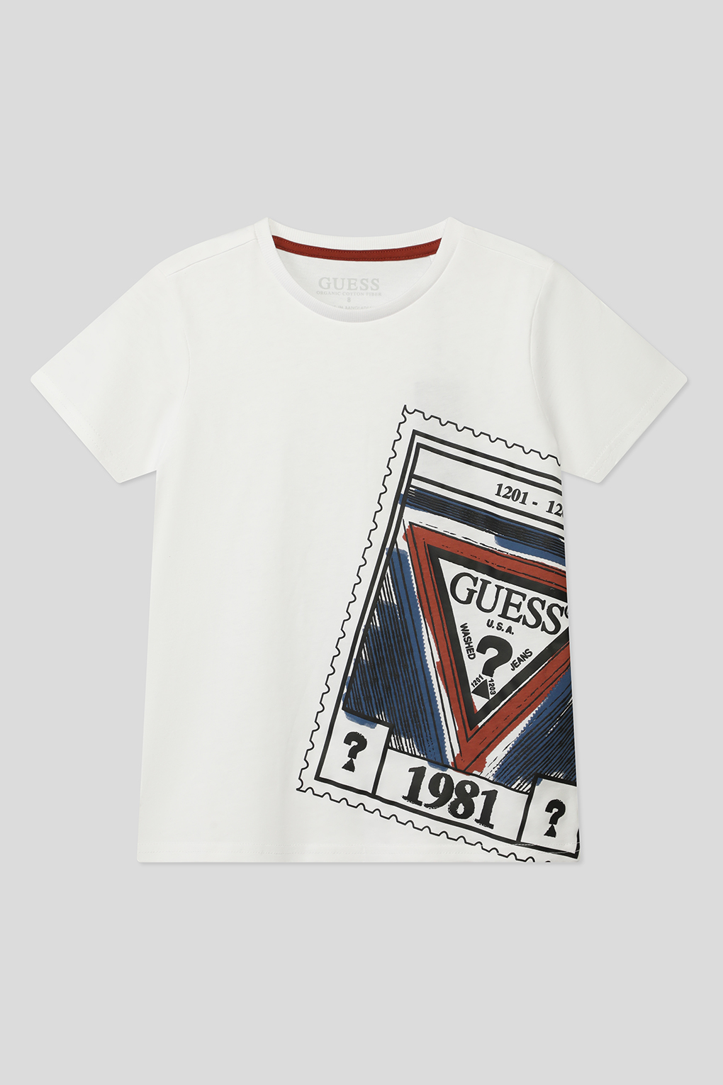 

Футболка детская Guess L3GI01 K8HM0 белый, 128, L3GI01 K8HM0
