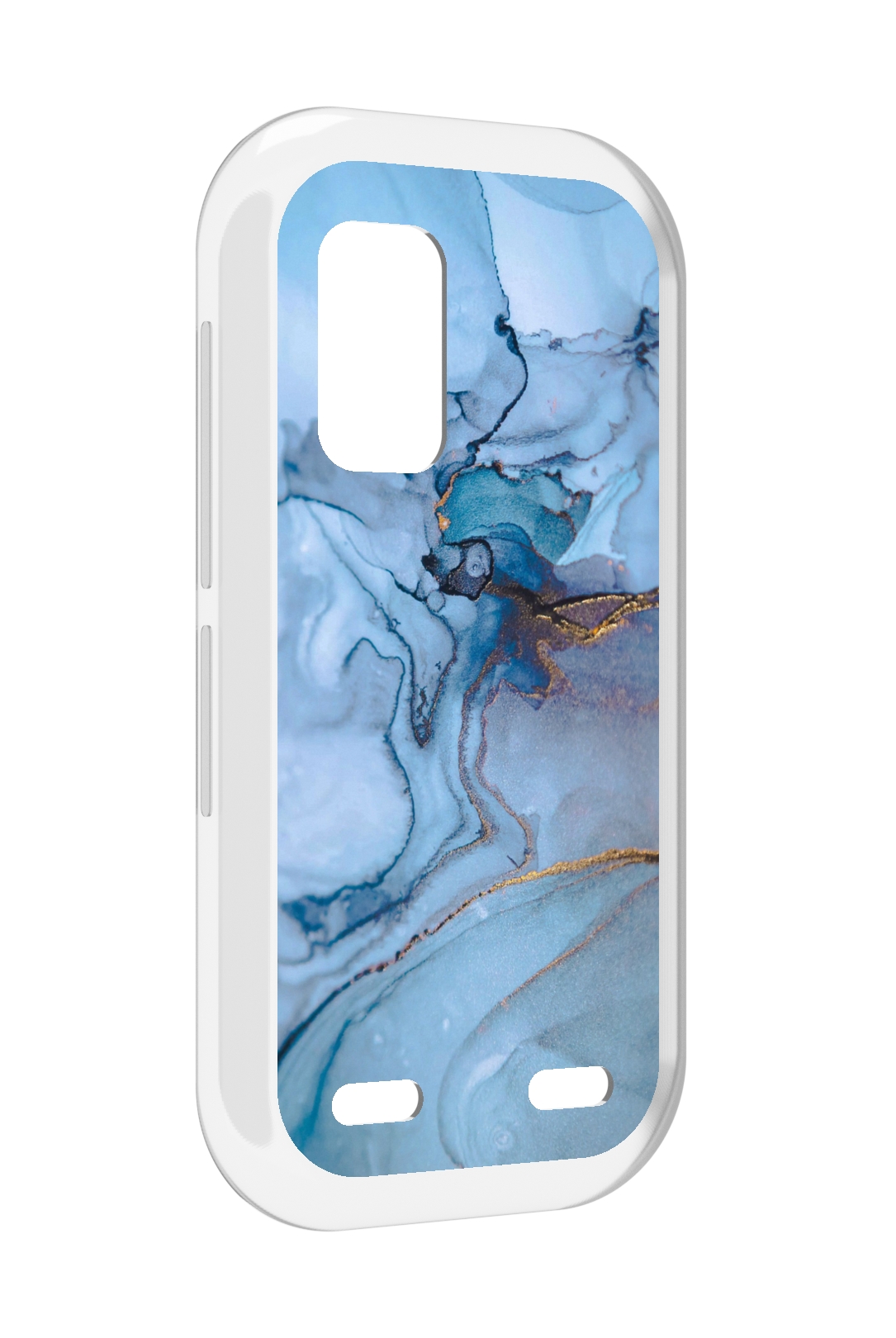 

Чехол MyPads голубой мрамор для UleFone Armor X10 / X10 Pro, Прозрачный, Tocco