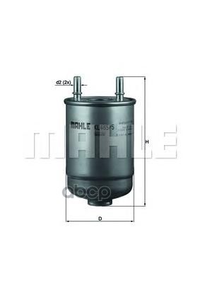 

Фильтр топливный KNECHT/MAHLE KL485/5D