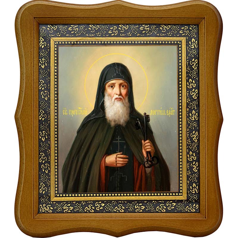 

Лонгин Коряжемский, преподобный иеромонах. Икона на холсте.