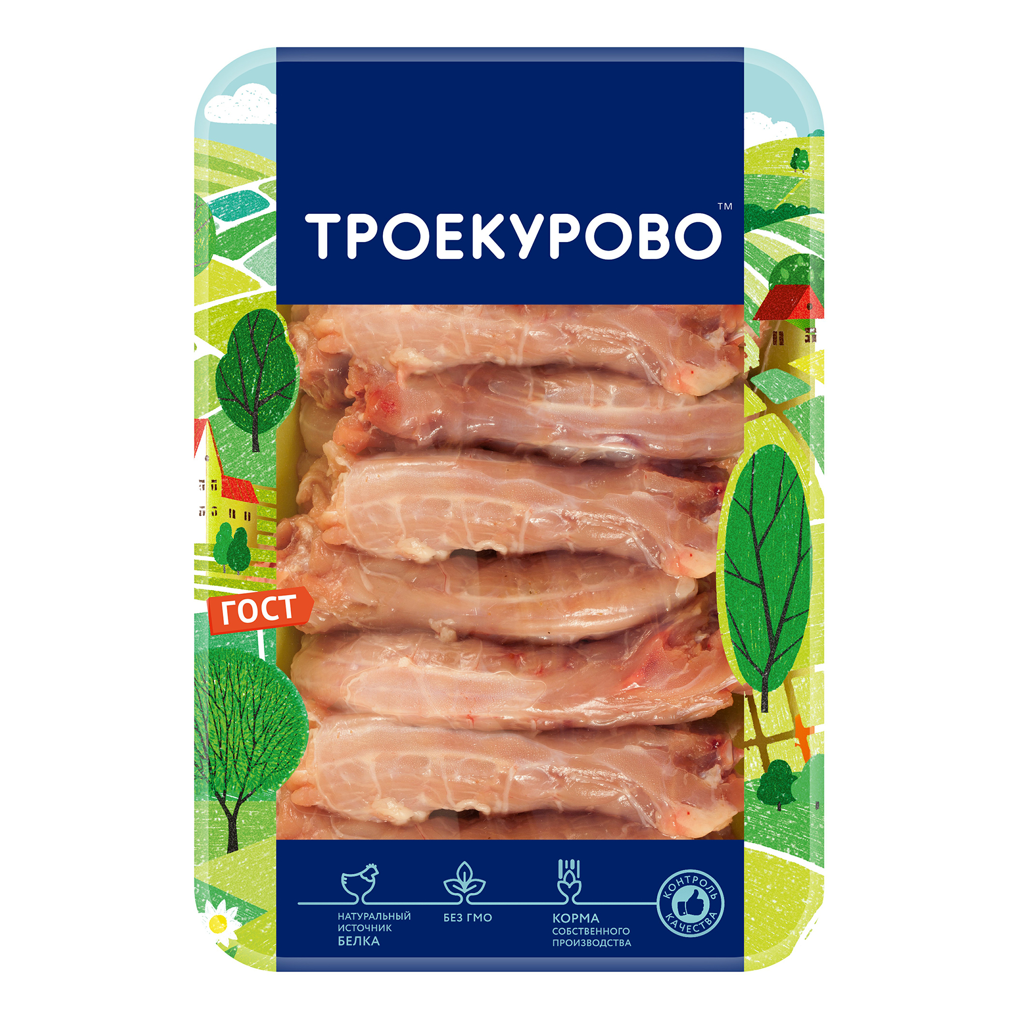 

Шея цыпленка-бройлера Троекурово охлажденная 700 г