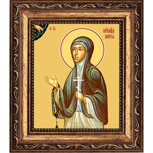 

Мария Цейтлин преподобномученица, монахиня. Икона на холсте.