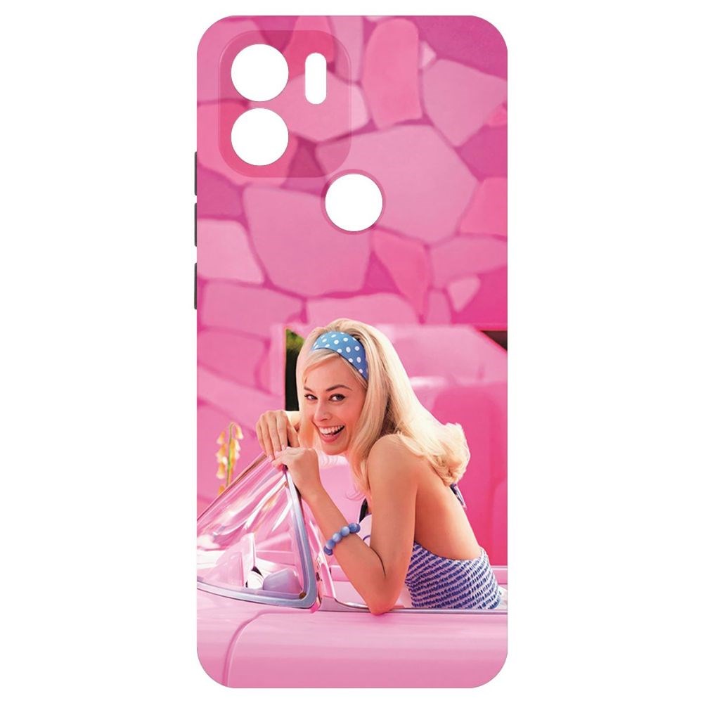 

Чехол-накладка Krutoff Soft Case Барби в розовом для Poco C51 черный
