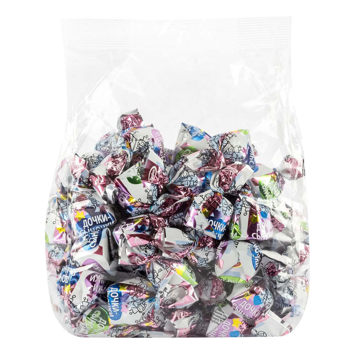 

Шоколадные конфеты BonBons Дочки-сыночки кремовые с какао 1 кг