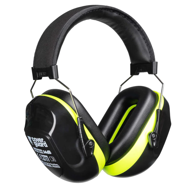 

Наушники COVERGUARD MAX340 черные с желтым