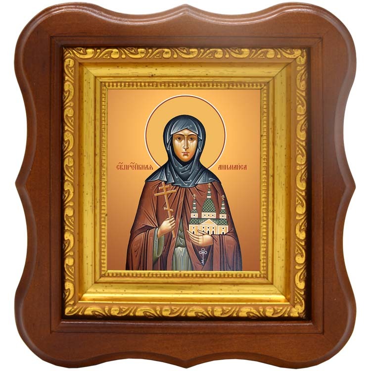 

Анимаиса Острецовская преподобная монахиня. Икона на холсте.