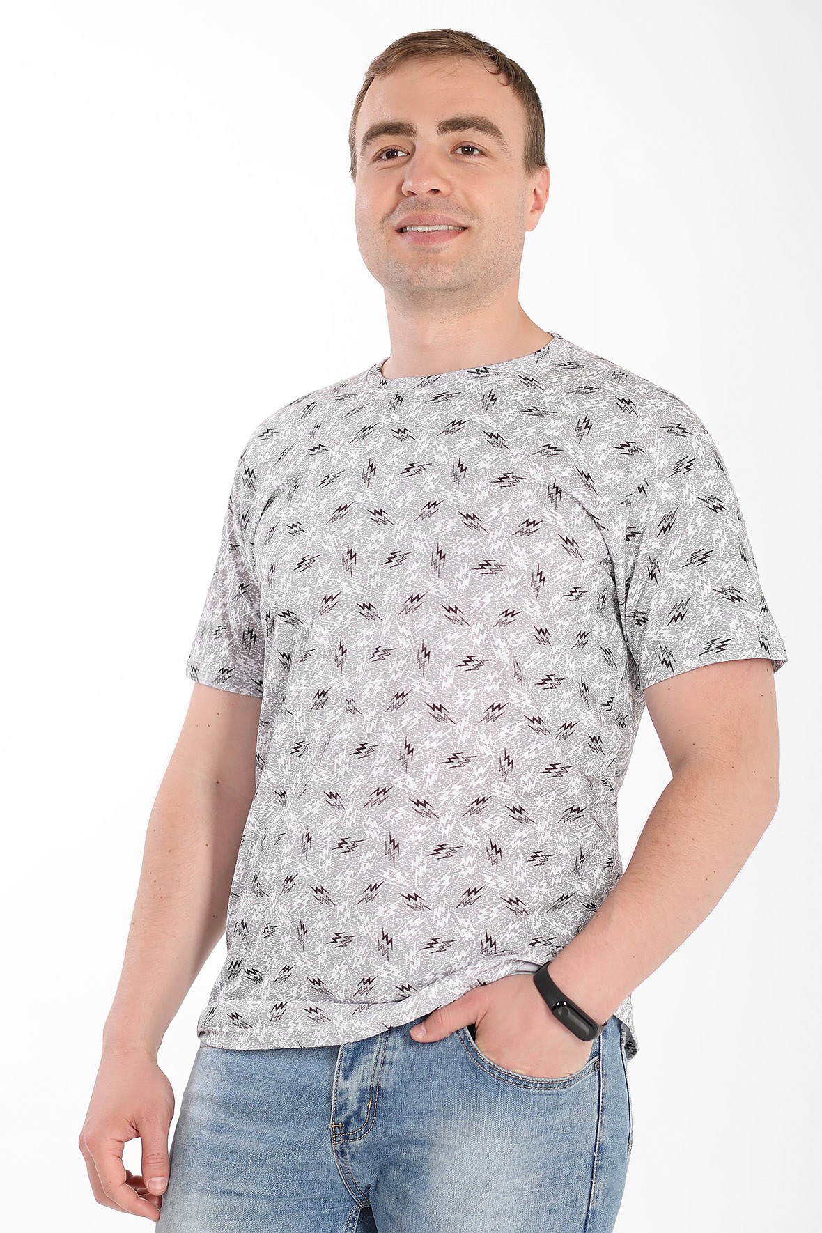 

Футболка мужская AlmondShop 1Д-93 0328.С1 белая 52 RU, 1Д-93 0328.С1