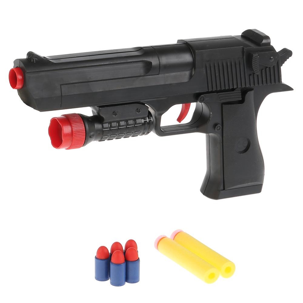 Играем вместе Пистолет игрушка с мягкими и пластиковыми пулями