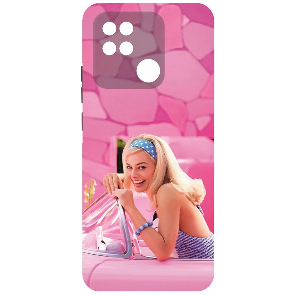 

Чехол-накладка Krutoff Soft Case Барби в розовом для Xiaomi Redmi 10A черный