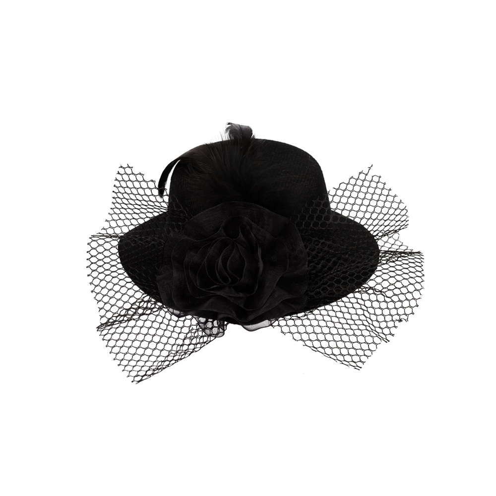 Шляпа заколка Boomzee, цвет: черный, арт. PBZ-01