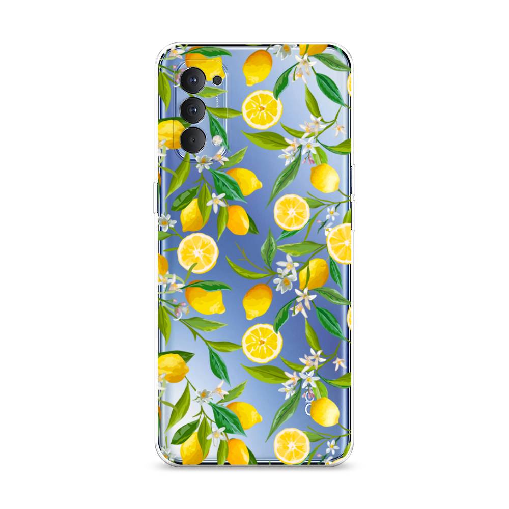 

Чехол Awog на Oppo Reno 4 4G "Сочные лимоны", Разноцветный, 259450-10