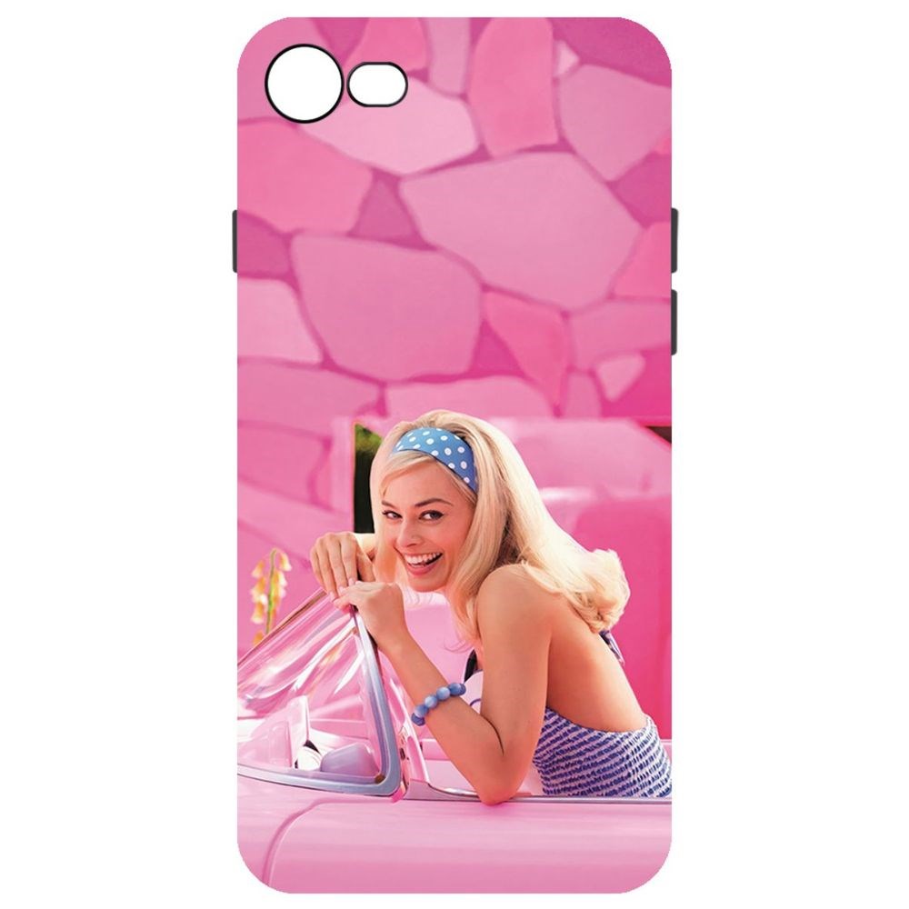 

Чехол-накладка Krutoff Soft Case Барби в розовом для iPhone 7/8 черный