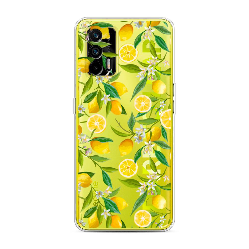 

Чехол Awog на Realme Q3 Pro "Сочные лимоны", Разноцветный, 256550-10
