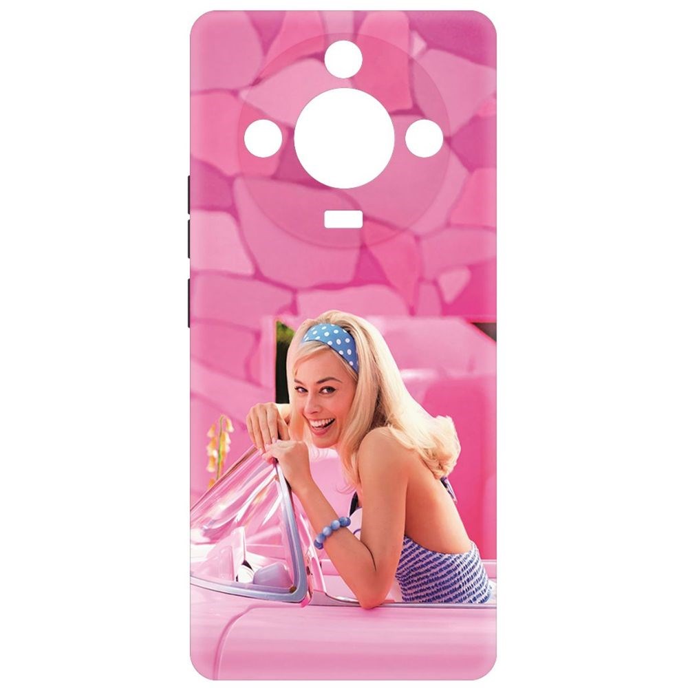 

Чехол-накладка Krutoff Soft Case Барби в розовом для Realme 11 Pro+ черный